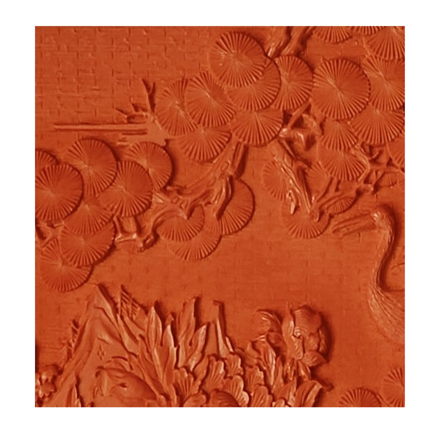 Carved Lacquer Hanging Panel