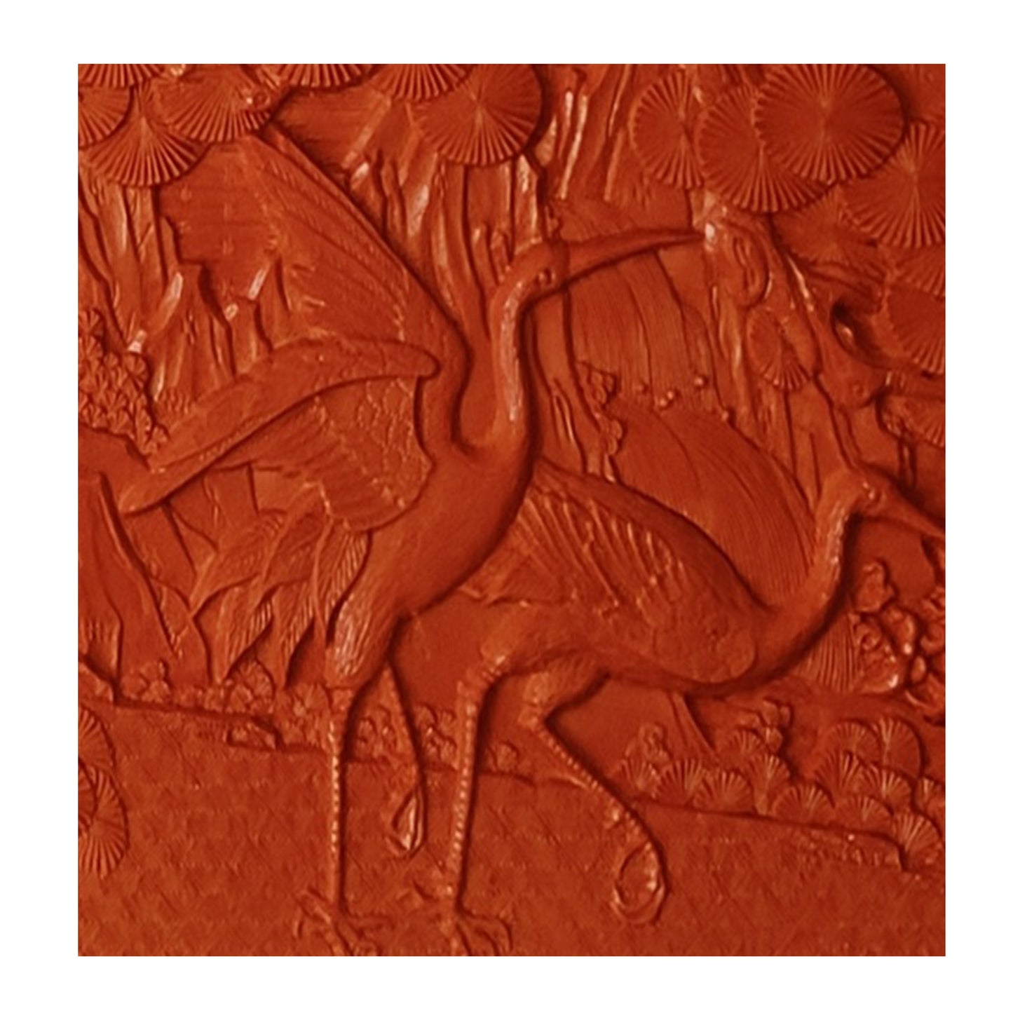 Carved Lacquer Hanging Panel