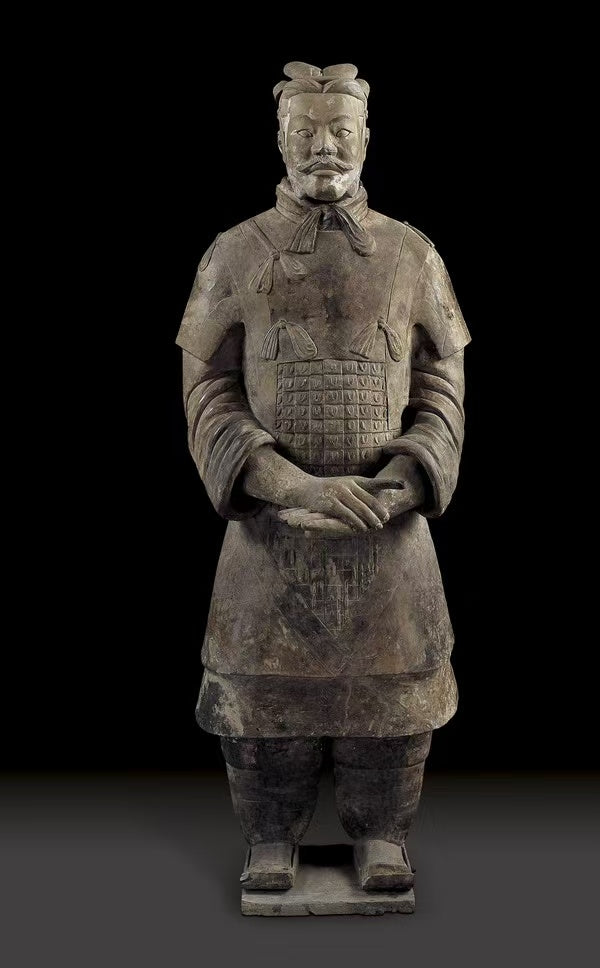 Qin Dynasty Terracotta General - Commander Figurine-25cm(Color Imitation Bronze)