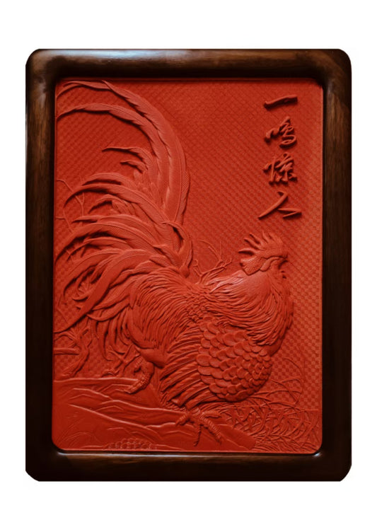 Carved Lacquer Hanging Panel Achieving Instant Success