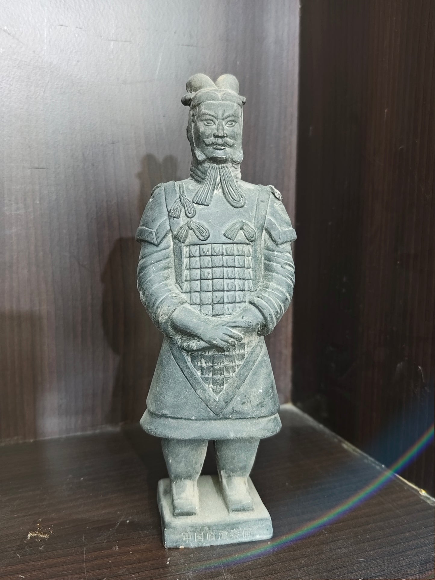 Qin Dynasty Terracotta General - Commander Figurine-25cm（Color Imitation Bronze）