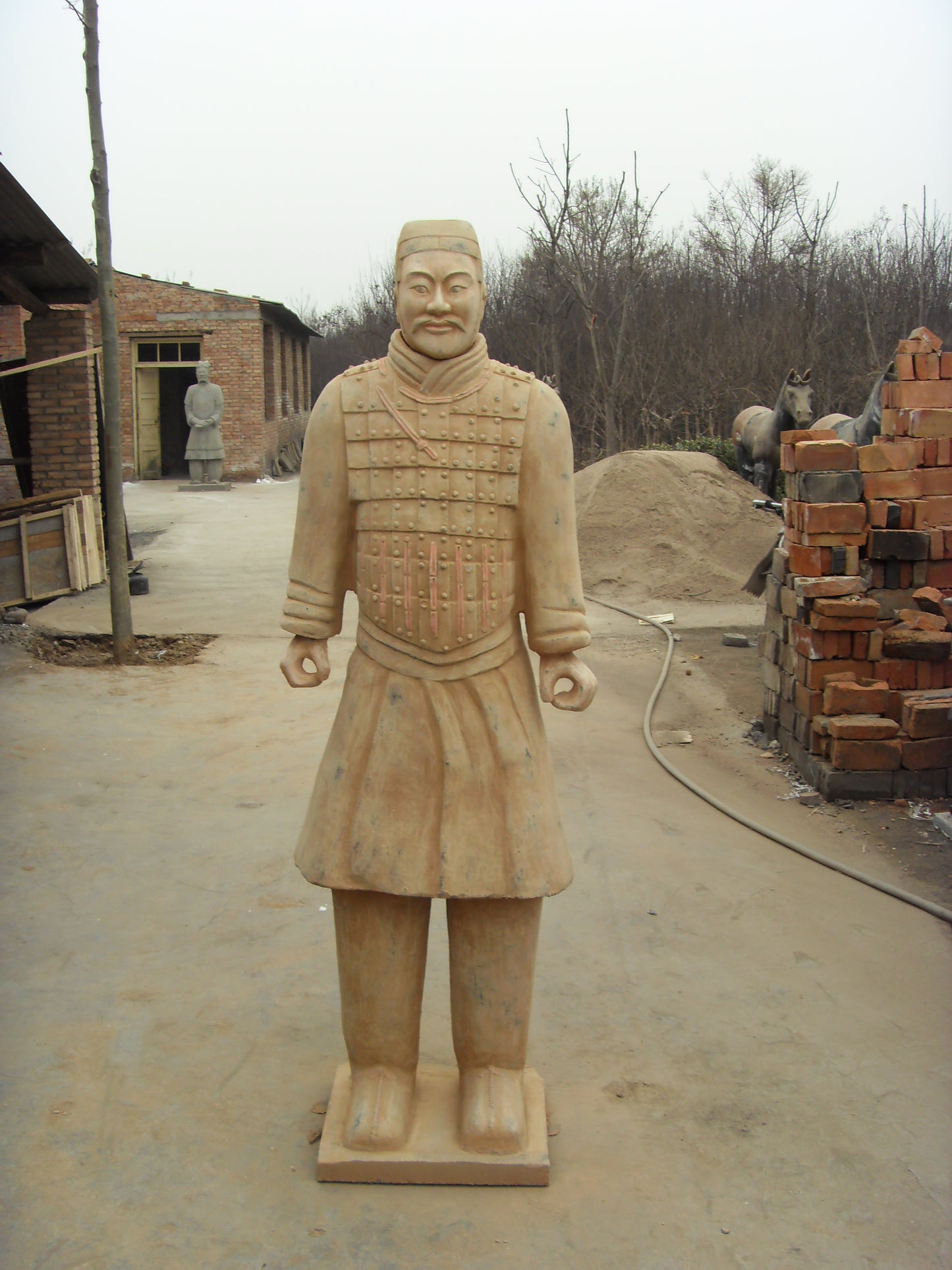 Terracotta Cavalry Replica of Emperor Qin Shihuang-Original size（Color Imitation Bronze）